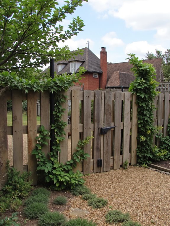 pallet fence design enhancement