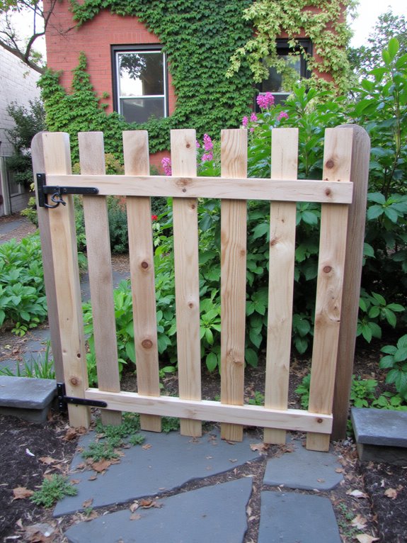 pallet fence gate construction