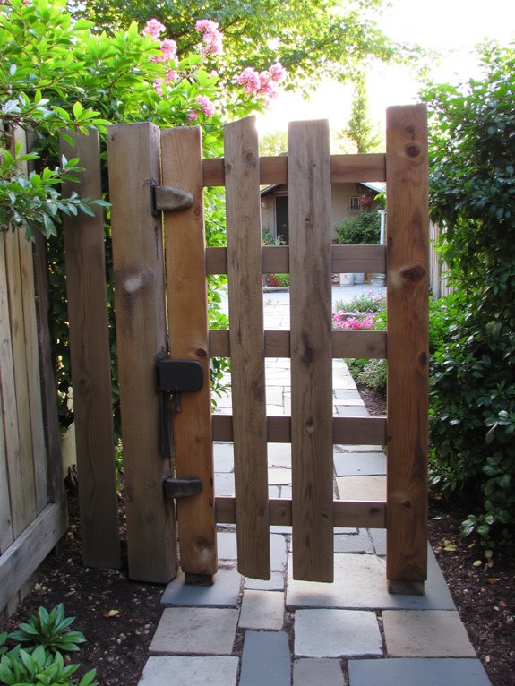 pallet fence gate construction