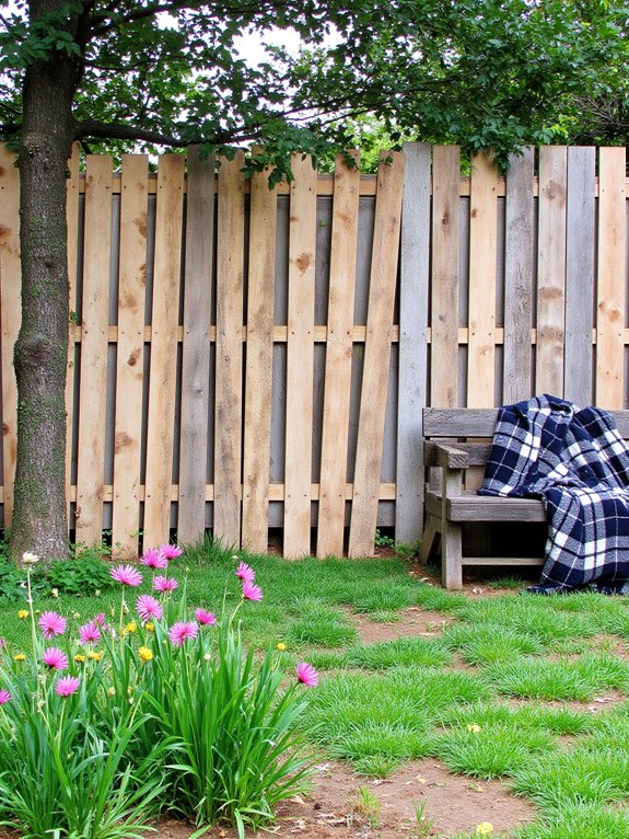pallet fence regular maintenance