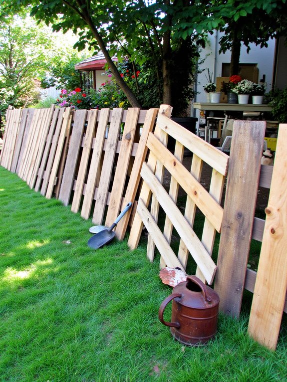 pallet fencing for events
