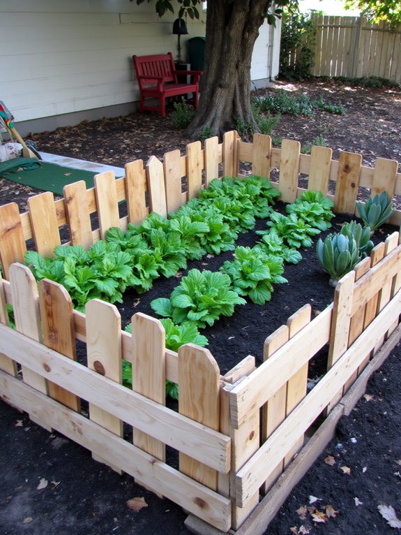 pallet fencing for gardens