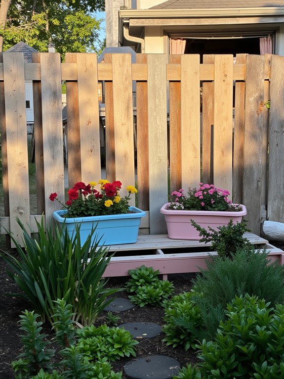 pallet fencing for gardens