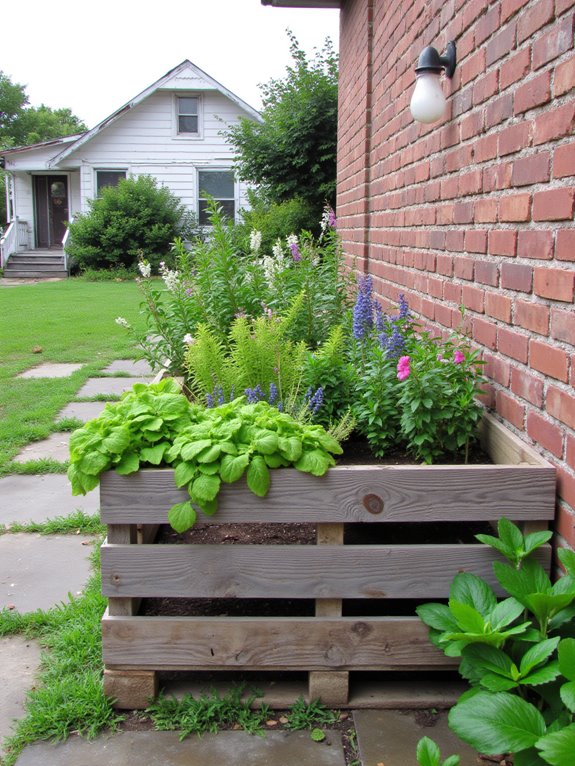 pallet garden planter design