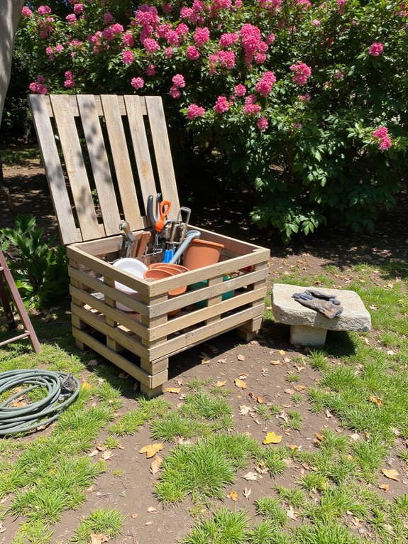 pallet outdoor storage box