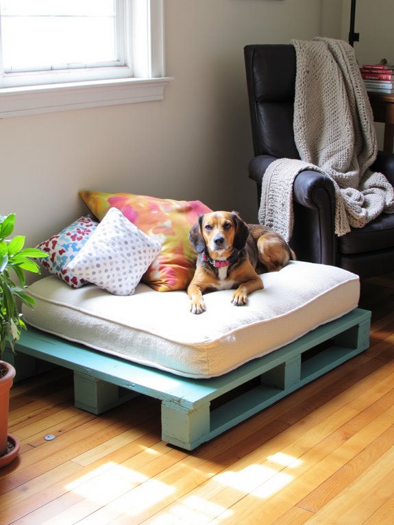 pallet pet bed creation