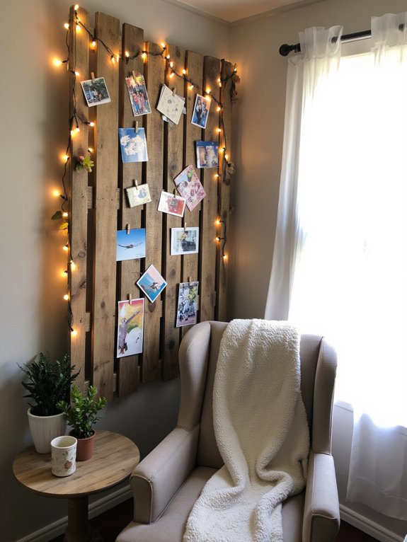 pallet photo display project