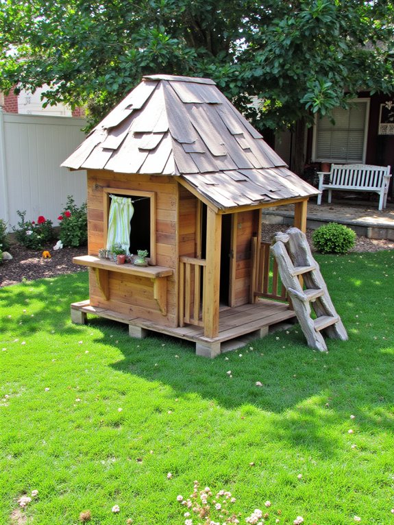 pallet playhouse for kids