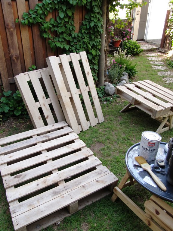 pallet preparation for outdoors