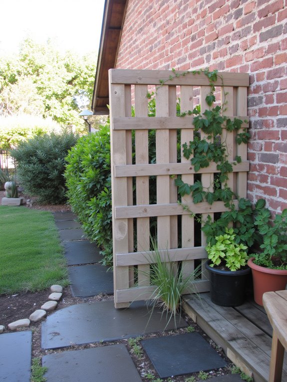 pallet privacy screen project