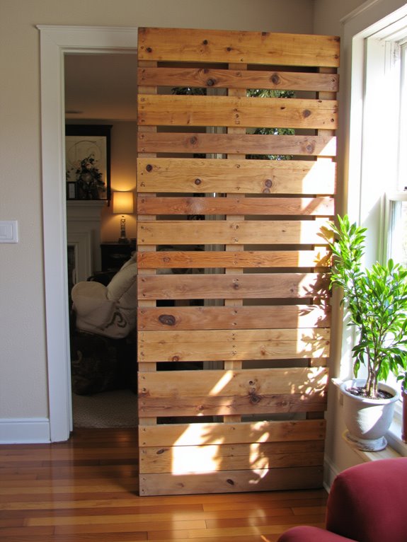 pallet room divider project