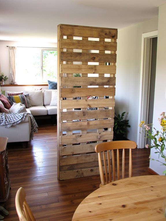 pallet room dividers charm