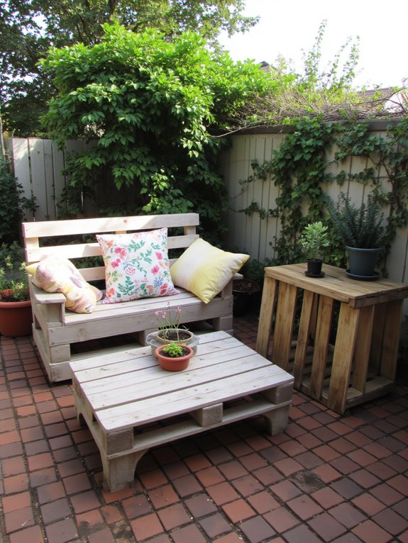 pallet seating area transformation