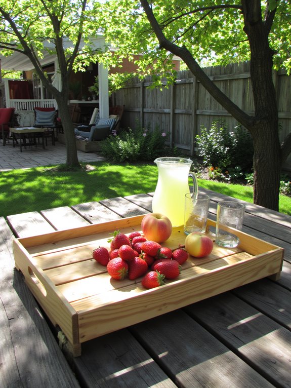 pallet serving tray project