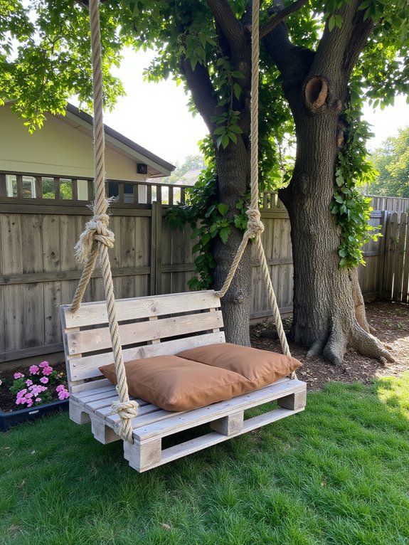 pallet swing backyard project