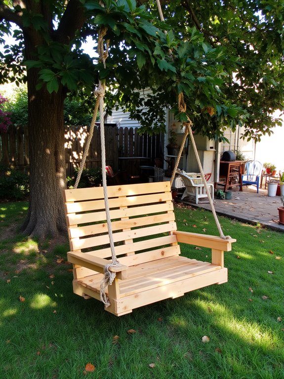 pallet swing for relaxation