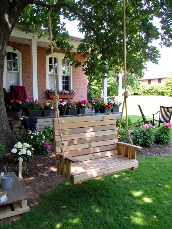 pallet swing for relaxation