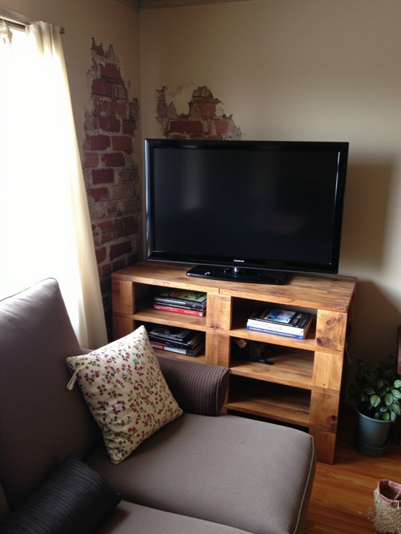 pallet tv stand design