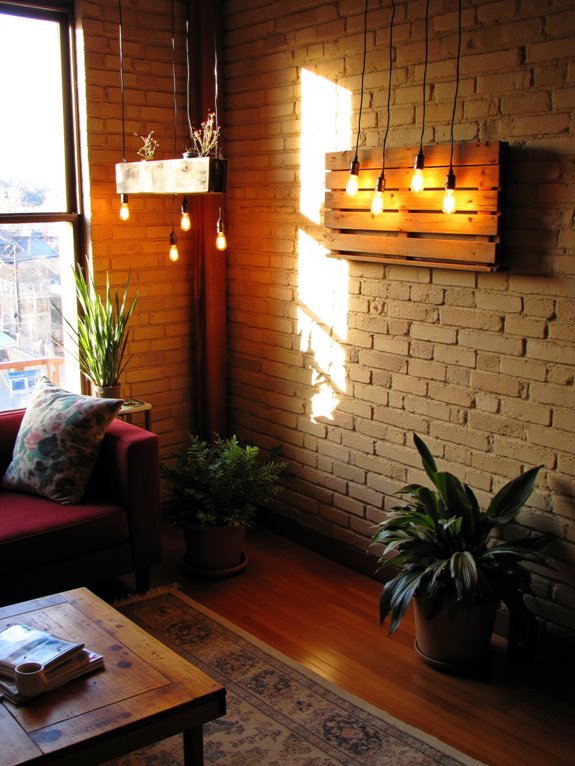 pallet wood lighting fixtures