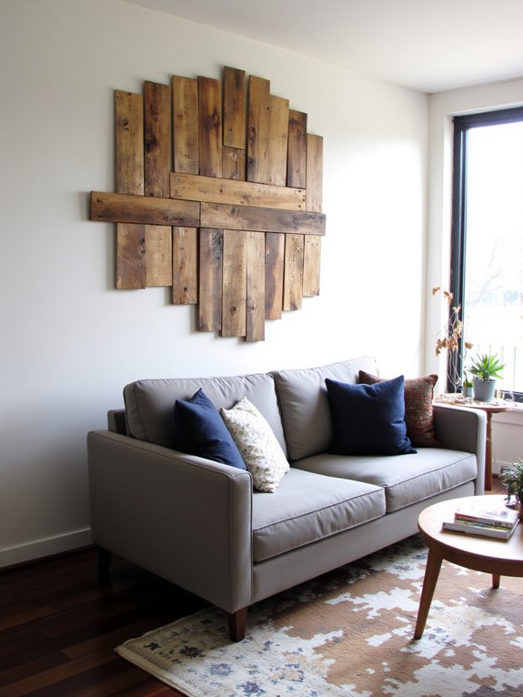pallet wood wall art
