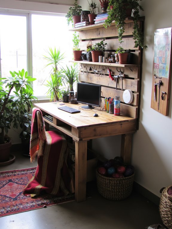 pallet workspace design ideas