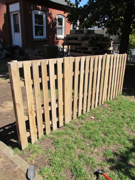 plan pallet fence layout