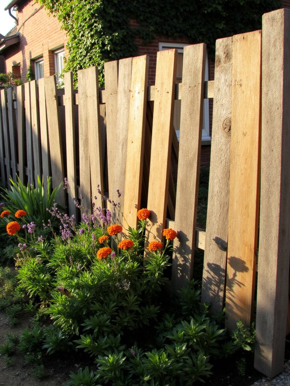 recycled pallet fence ideas