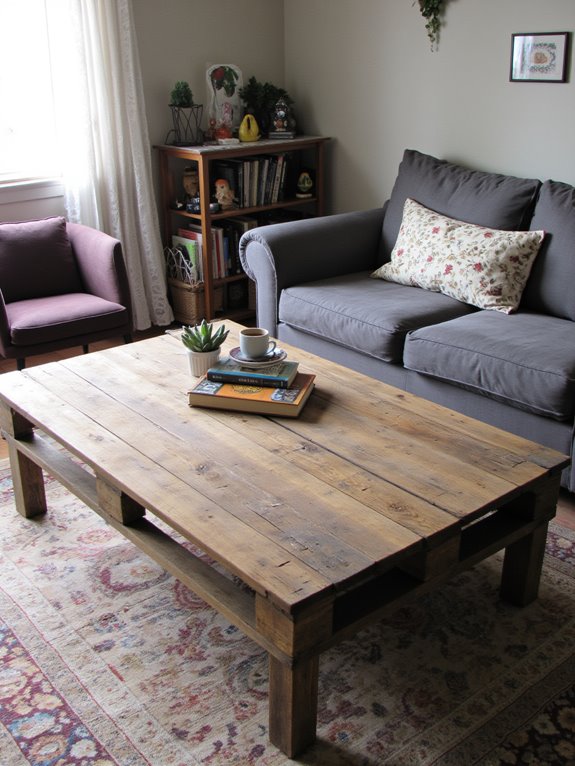 rustic coffee table creation