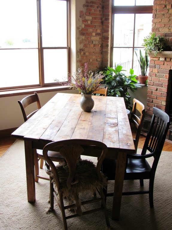 rustic pallet dining table