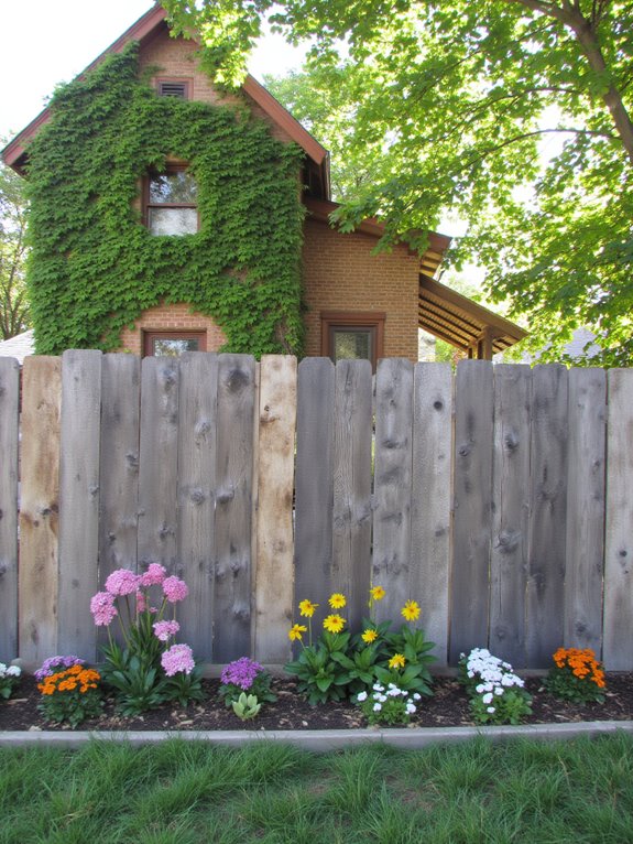 rustic pallet fence project