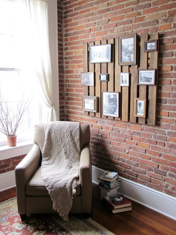 rustic pallet photo frames