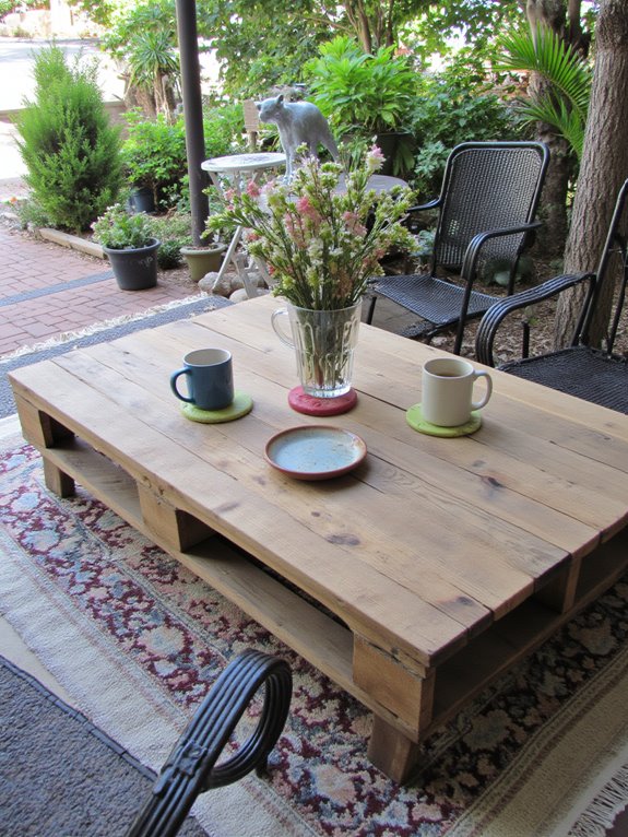 stylish pallet coffee table