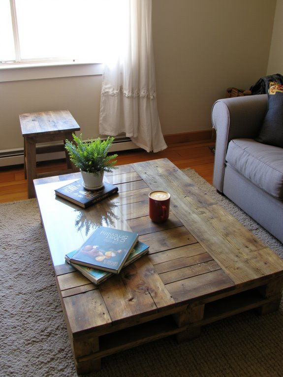 stylish pallet coffee table