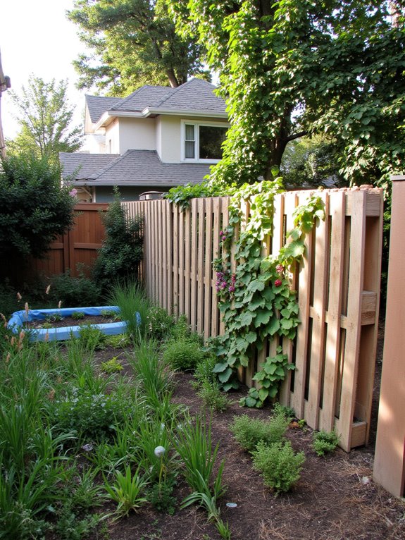 sustainable eco friendly pallet fences