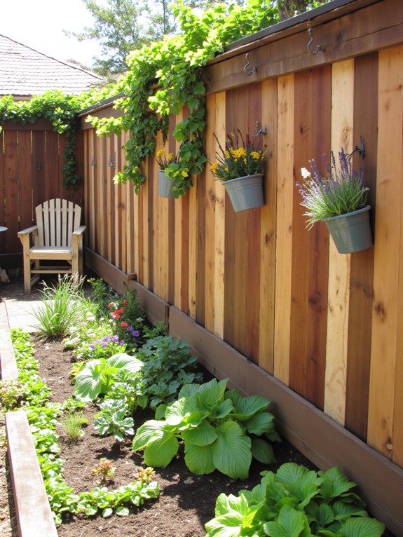 sustainable reclaimed wood fence