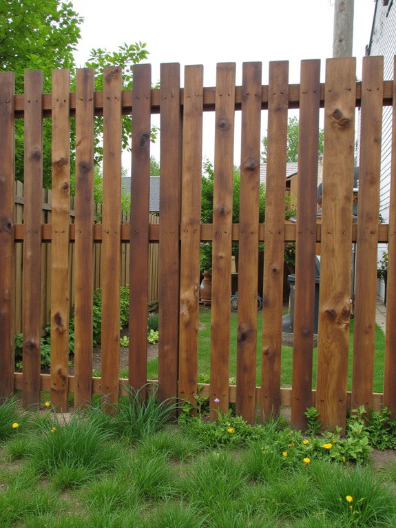taller pallet fences enhance privacy