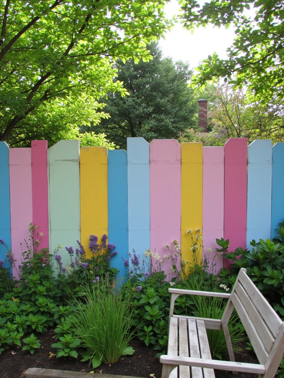 transform your fence colorfully