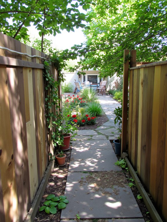 unique rustic garden fences