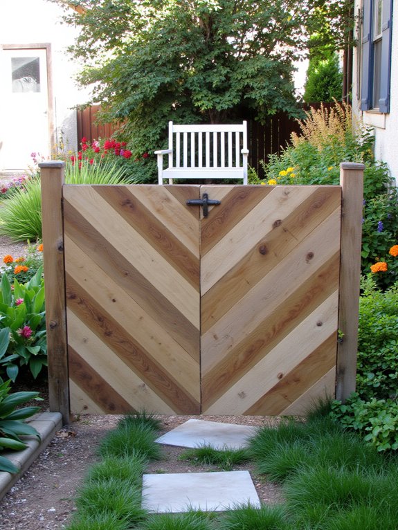 unique rustic gate designs