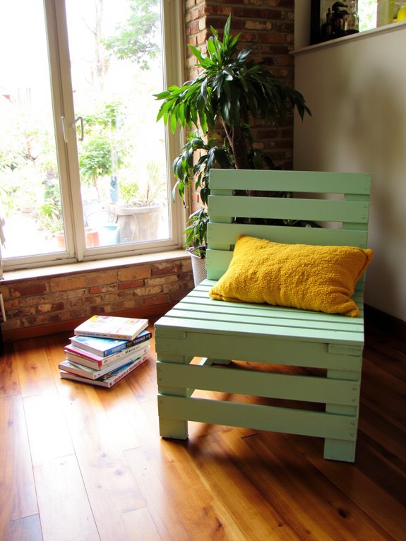 unique rustic pallet chairs