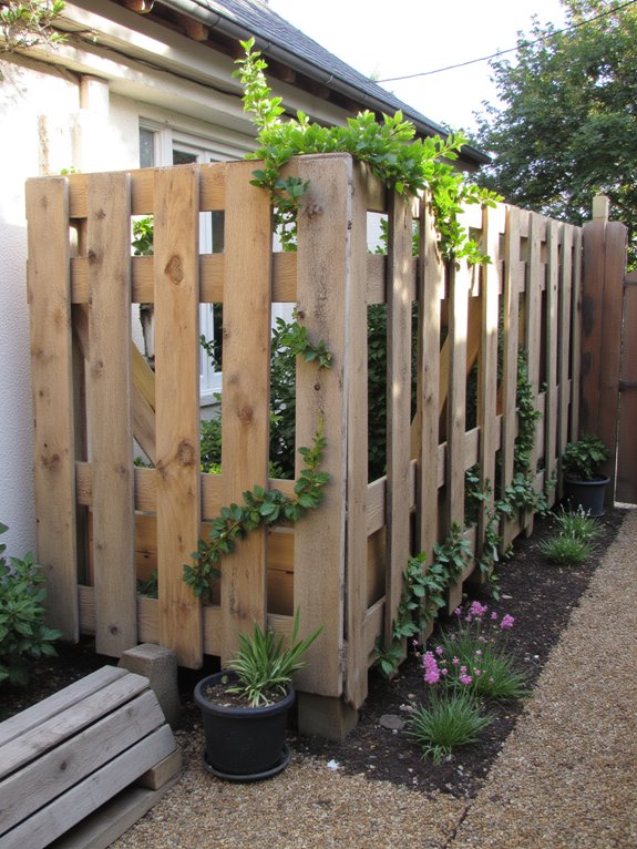upcycled pallet fence projects