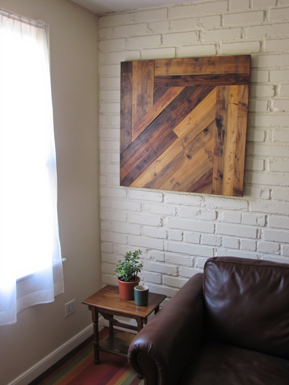 upcycled pallet wall art