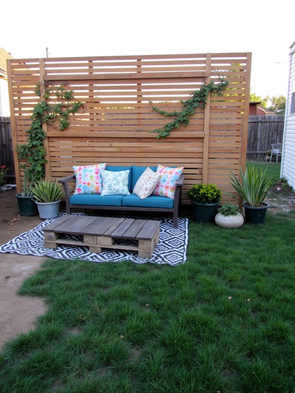 upcycled pallets budget friendly fencing