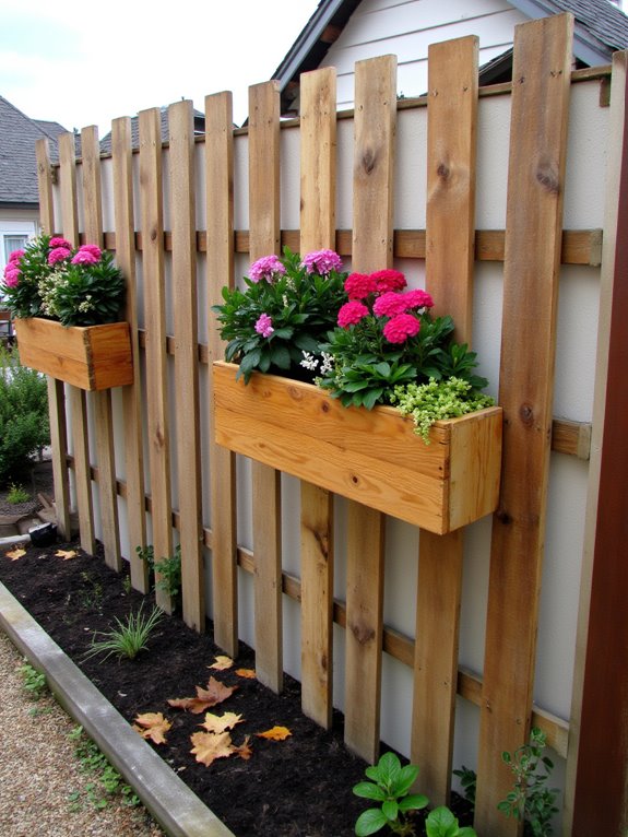 vertical gardening with pallets