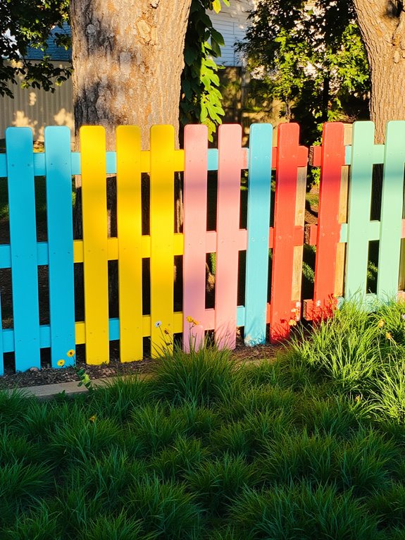 vibrant colorful outdoor sanctuary