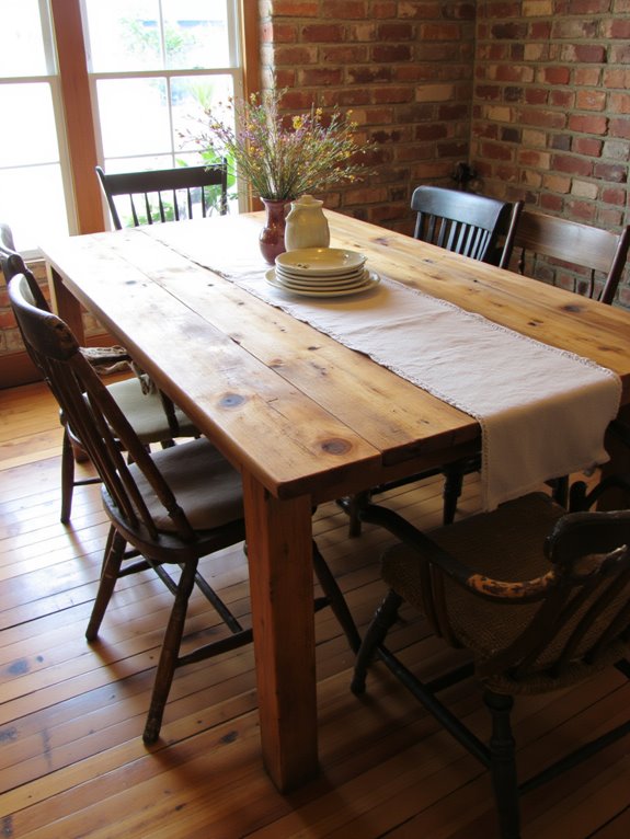 vintage pallet dining table