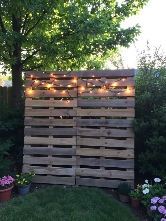 backlit pallet display magic