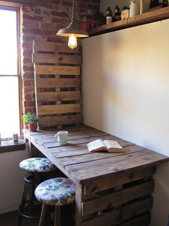 beginner diy pallet breakfast