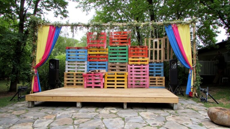 bold backdrop display ideas