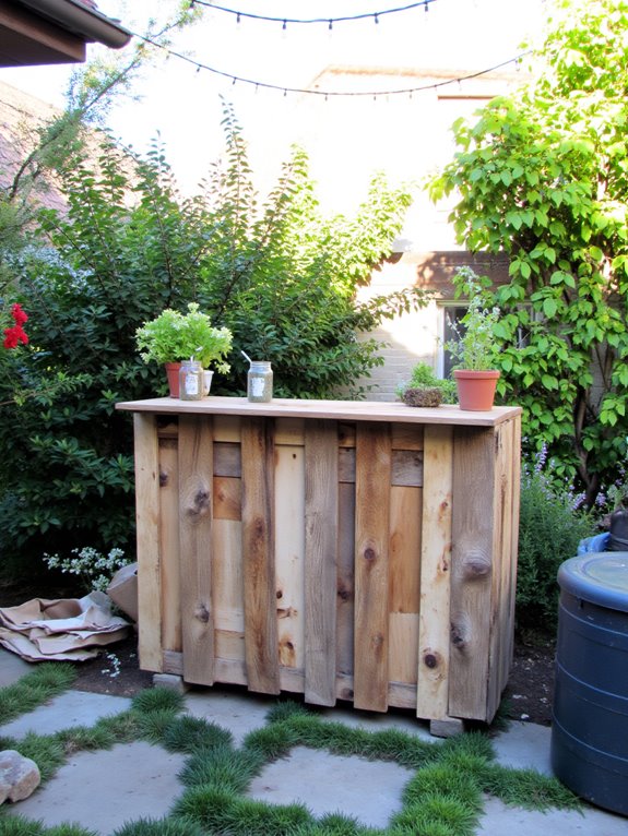 budget friendly pallet bar ideas